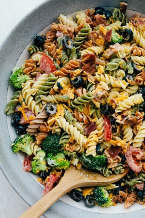 Incredible Bacon Ranch Pasta Salad